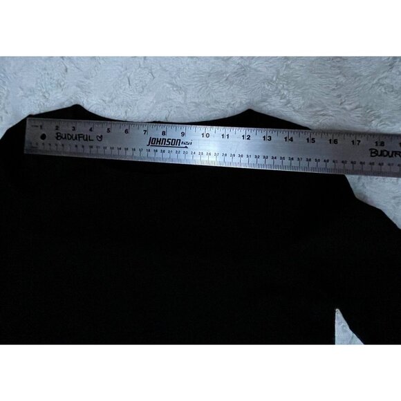 Scapa Lauren Perre Women's Tunic Dress Round Neck Bell Sleeve Medium Black - Picture 4 of 8